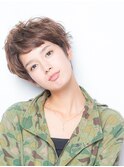 【鶴見】くせ毛風 マッシュ ショート 大人ボブ☆[30代40代50代]