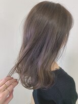 ガーランドウメダ(Garland umeda)&nbsp;スロウ×グレージュ×セミロング