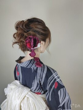 ウィット アンド ラファム Wit &La Famme ショートボブをアップにしたホンわり色気ルーズアップ