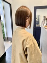 アルコイリスバイドールヘアー(ARCOIRIS by Dollhair)&nbsp;ダークアッシュストカール暖色系カラーグラボブ都島髪質改善大阪