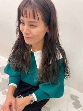 エンドリンク(endlink) ロングパーマ×インナーカラー