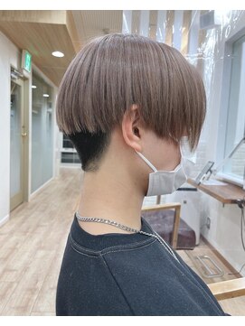 メンズマッシュ ミルクティーベージュ L ループ Loop のヘアカタログ ホットペッパービューティー