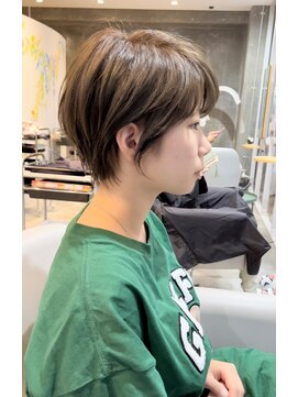 モールヘア 西中島店(MOOL hair) ショートヘア/ボブ/イルミナカラーグレーベージュ/