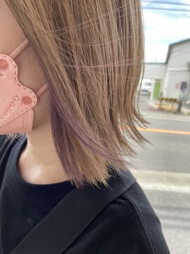 ドレス(DRESS) パープルインナーカラー