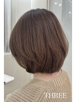 スリー(THREE) 20代,30代,40代/骨格似合せ/美フォルム/ショートボブ【札幌】