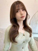 ルームバイシー 新宿(Loom. by Sea)&nbsp;シルキーベージュ/グレージュカラー/韓国風前髪/斜めバング