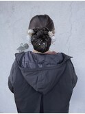 結婚式ヘアセット×白無垢用ヘアセット【四日市】