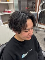 エイト(AITE)&nbsp;マッシュパーマ/ウルフ/アッシュブラック/カルマパーマ/川口7