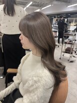 ムク 新宿(muc)&nbsp;明るめオリーブベージュ×ナチュラル韓国ヘア