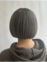 ヘア イノウエ HAIR INOUE グレーアッシュ ミニボブ