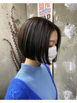 蜃気楼 (((蜃気楼)))ミニボブとハイライト