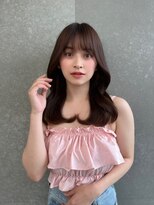 ロンド マーレ 天神大名店(Lond mare) ピンクブラウン/暖色カラー/カシスピンク/韓国ヘア/顔周りカット