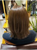 30代40代50代外ハネミディアムレイヤー髪質改善酸性ストレート