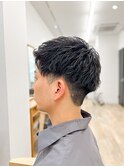 【メンズ★大名】刈り上げ×ツーブロック×アップバング×眉毛