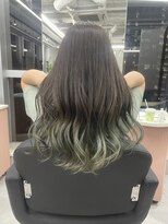 ジエクト カナウ(The Ect canow)&nbsp;エンドカラー/裾カラー/韓国風巻き/くすみベージュ/グラデ