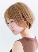 ハイトーンベージュ/ショートボブ/レイヤーボブ/大人可愛い