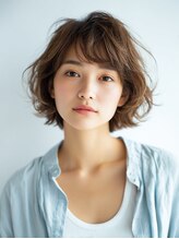 ニスル 上尾店(NISURU) くびれヘア/アプリコットオレンジ/ハイライトカラー/上尾/上尾