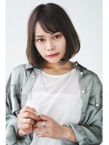 ガリカ 両国(Gallica) 『 BOB ×グレージュ』☆ひし型シルエットボブ