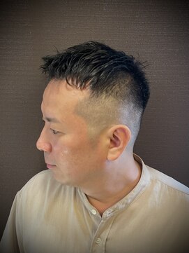 ヒロギンザ 六本木店(HIRO GINZA) フェード メンズ ショート