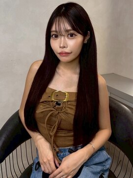 ユーフォリア 銀座(Euphoria) 艶感 透明感ロング おしゃれストレートヘア
