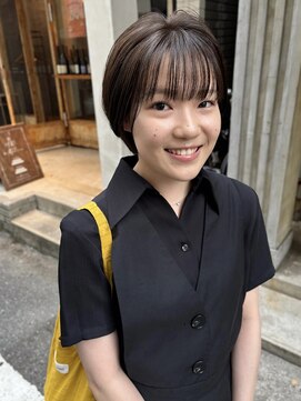 エヴリンアンドペイジ(Evelyn&paige) ショートボブ/オリーブベージュ