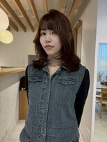 トーチ(torch)&nbsp;重めレイヤー　ブラウンカラー　こっくりブラウン