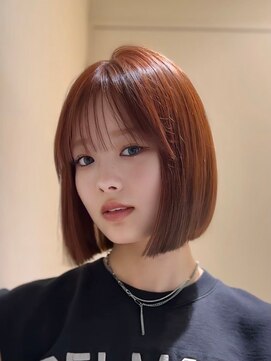 ロンドブルーム 天神大名店(Lond Bloom) 【正岡指名】ブリーチなしダブルカラーで作る暖色秋カラー