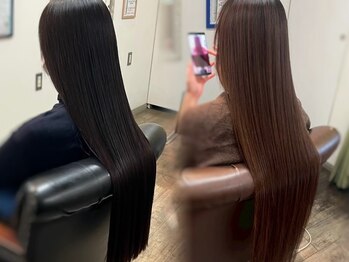 髪質改善専門ヘアエステサロン ヴェリテ(Verite)の写真/くせ毛で悩む全ての大人女性へ"縮毛矯正ヘアエステで自然なサラ艶ストレートに…*[南柏/髪質改善/白髪染め]