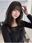 セミロングヘア*レイヤーカット*前髪カット*顔周り*髪質改善