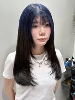 シーク 八王子(CHIC) ブリーチ1回ルーツカラー レイヤーカット【八王子】