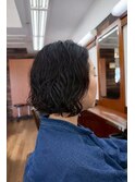大人パーマボブ／30代／40代／50代