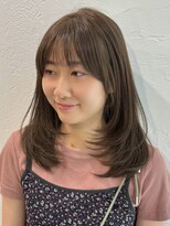 ザザ ZA/ZA 神楽坂 透明感たっぷり!赤み消しミディアムレイヤー