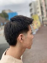クレオ 福大通り店(CREO)&nbsp;アップバング◎スパイキー×束感ワイルド清潔感垢抜けメンズ