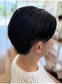 メンズセンター分けツーブロック