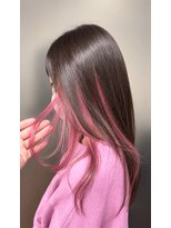 ワンスタイル(One style)&nbsp;【ケアブリーチ1回】インナーカラー＋髪質改善トリートメント