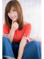 ヘアアンドビューティー ミック(Hair & Beauty miq)&nbsp;ナチュかわ♪サラ・ツヤ・ストレートb