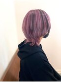 【和田寧々】ウルフカット/紫/メッシュ/推しカラー/すとぷり