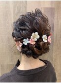 成人式アップスタイル