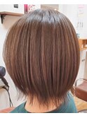 扱いやすい人気のショートカット×髪質改善トリートメント
