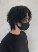 ウルフ×ツイストパーマ【hotaru】 メンズ 20代 30代