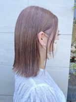 アナザーワールド(ANOTHER WORLD)&nbsp;外ハネロブ/ボブヘアー/ラベンダーベージュ【渡辺まみ】