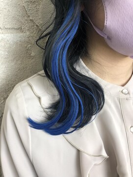 プライズ アイリス 池袋東口店(prize Iris) エクステ/インナーカラー/ブルーカラー/￥341