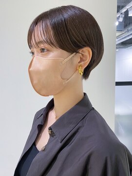 アルバム 渋谷パルコ(ALBUM) まるみショート_グレージュカラーココアベージュ_ba423631