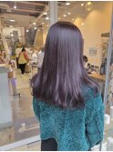 小顔効果艶バイオレットロングヘア