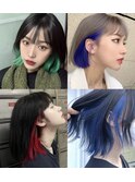 レイヤー、ウルフヘアスタイル