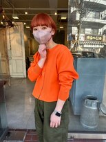 スペシャルオオサカ 難波店(Special OSAKA)&nbsp;【Special OSAKA】オレンジショートボブ