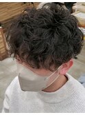 刈り上げスパイラルパーマ