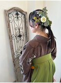 ポニーテールアレンジ