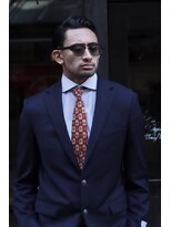 リバレッジ 白金(Leverage) 大人外国人風メンズ七三サイドパート