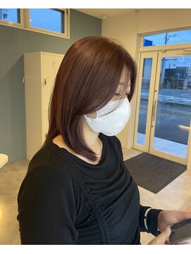 プラス ファースト ヘア(Plus 1st) ピンクブラウン